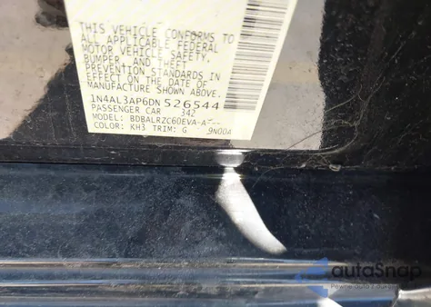 2013 Nissan Altima 2.5 S from USA, damaged, VIN 1N4AL3AP6DN526544